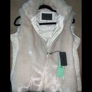 Faux fur vest
